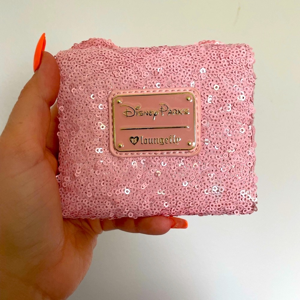 Millennial Pink Loungefly Wallet. NWOT - Picture 2 of 7